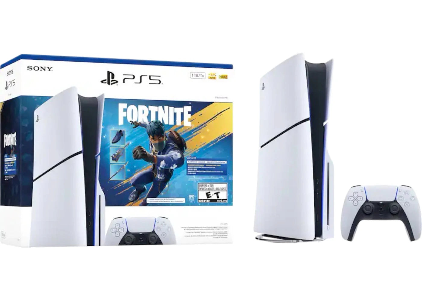 Sony PlayStation 5 PS5 Blu-ray Fortnite Floweing Chaos Console (US Plug)