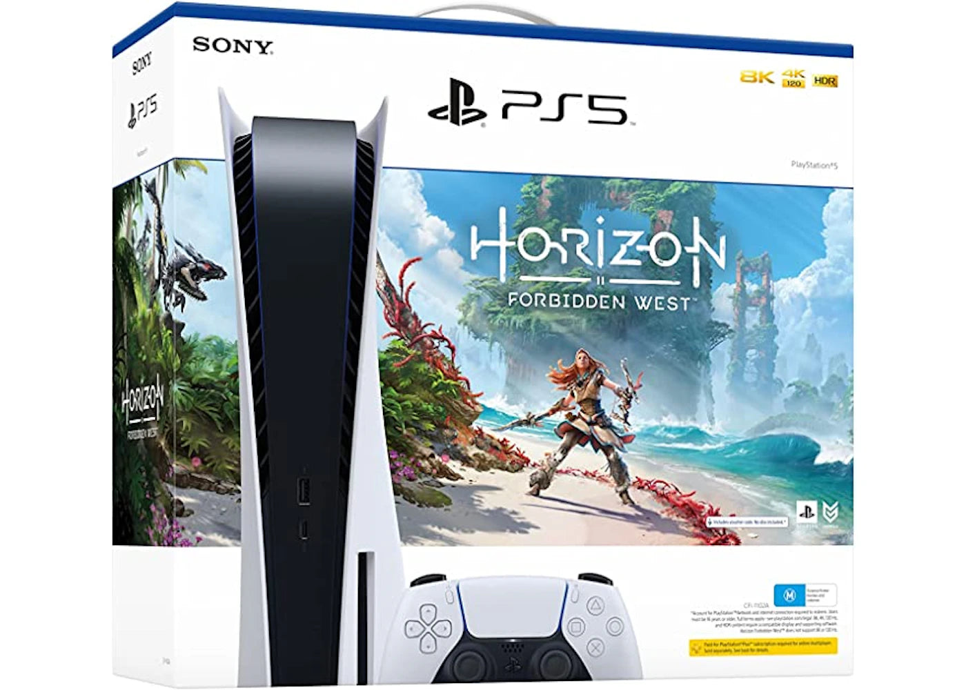 Sony PlayStation 5 PS5 Blu-ray Horizon Forbidden West Console Bundle (AUS) Plug) 9418894