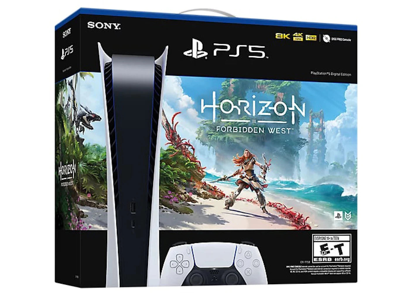 Sony PlayStation 5 PS5 Digital Edition Horizon Forbidden West (JPN Plug) Console Bundle CFIJ-10001