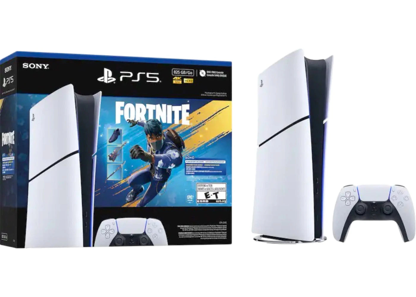 Sony PlayStation 5 PS5 Digital Fortnite Floweing Chaos Console (US Plug)