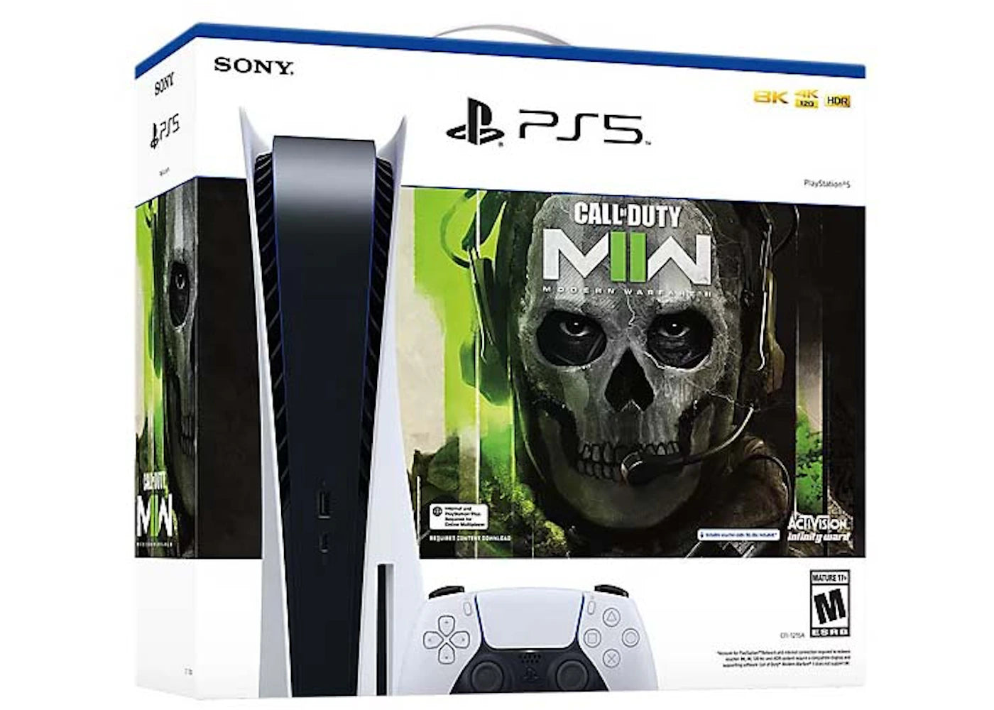 Sony PlayStation 5 PS5 Blu-ray Edition Call of Duty Modern Warfare II Console Bundle (US Plug) 1215A