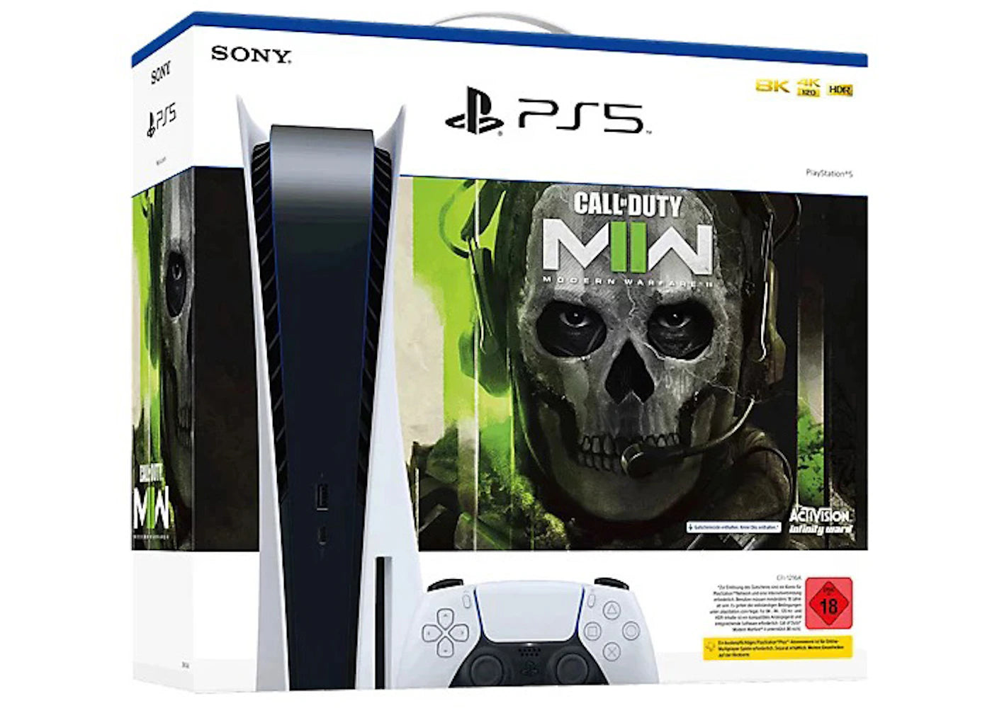 Sony PlayStation 5 PS5 Disc Edition Call of Duty Modern Warfare II (EU Plug) Console Bundle