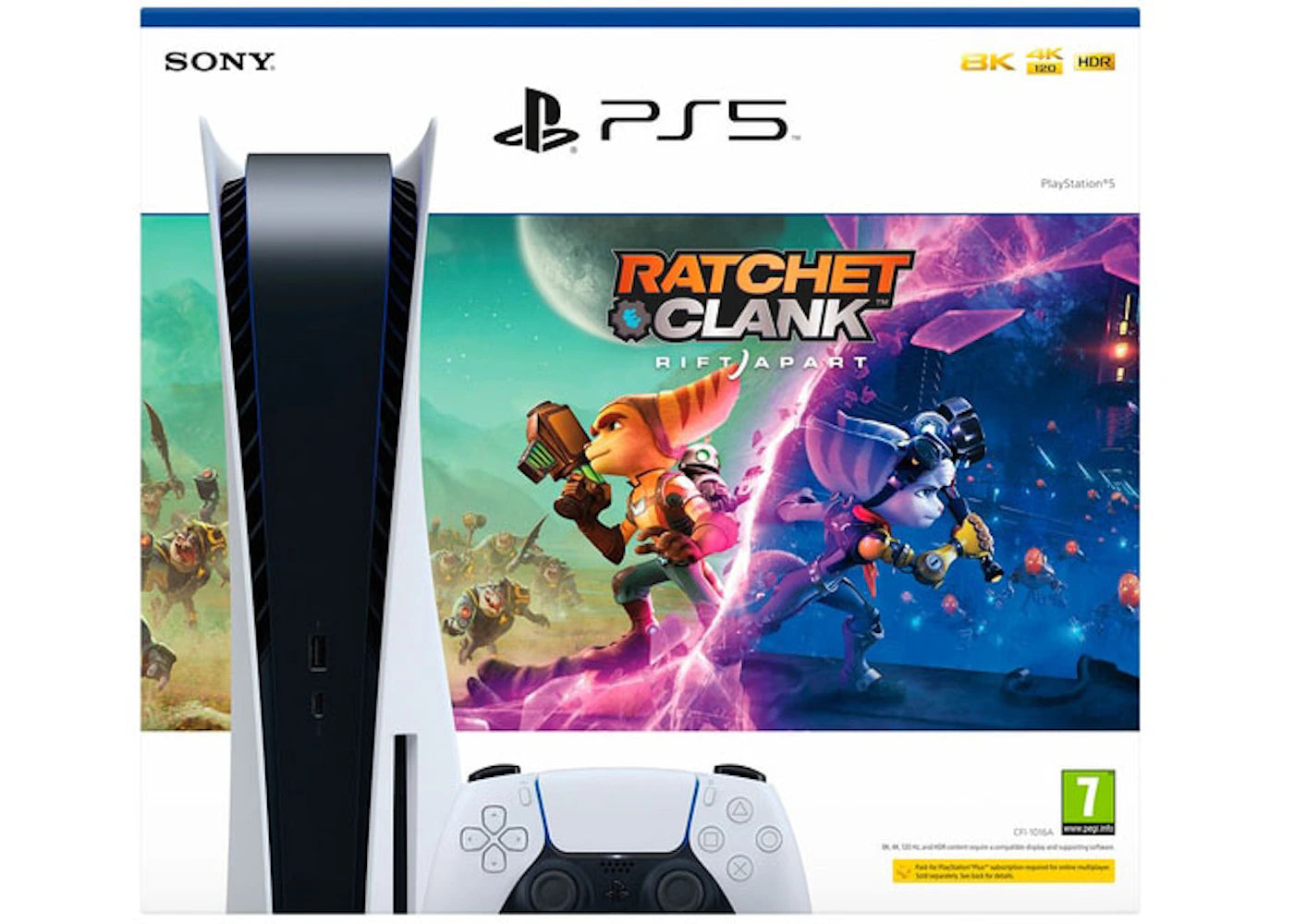 Sony PlayStation 5 PS5 Ratchet & Clank: Rift Apart (UK Plug) Console Bundle CFI-1016A 70609
