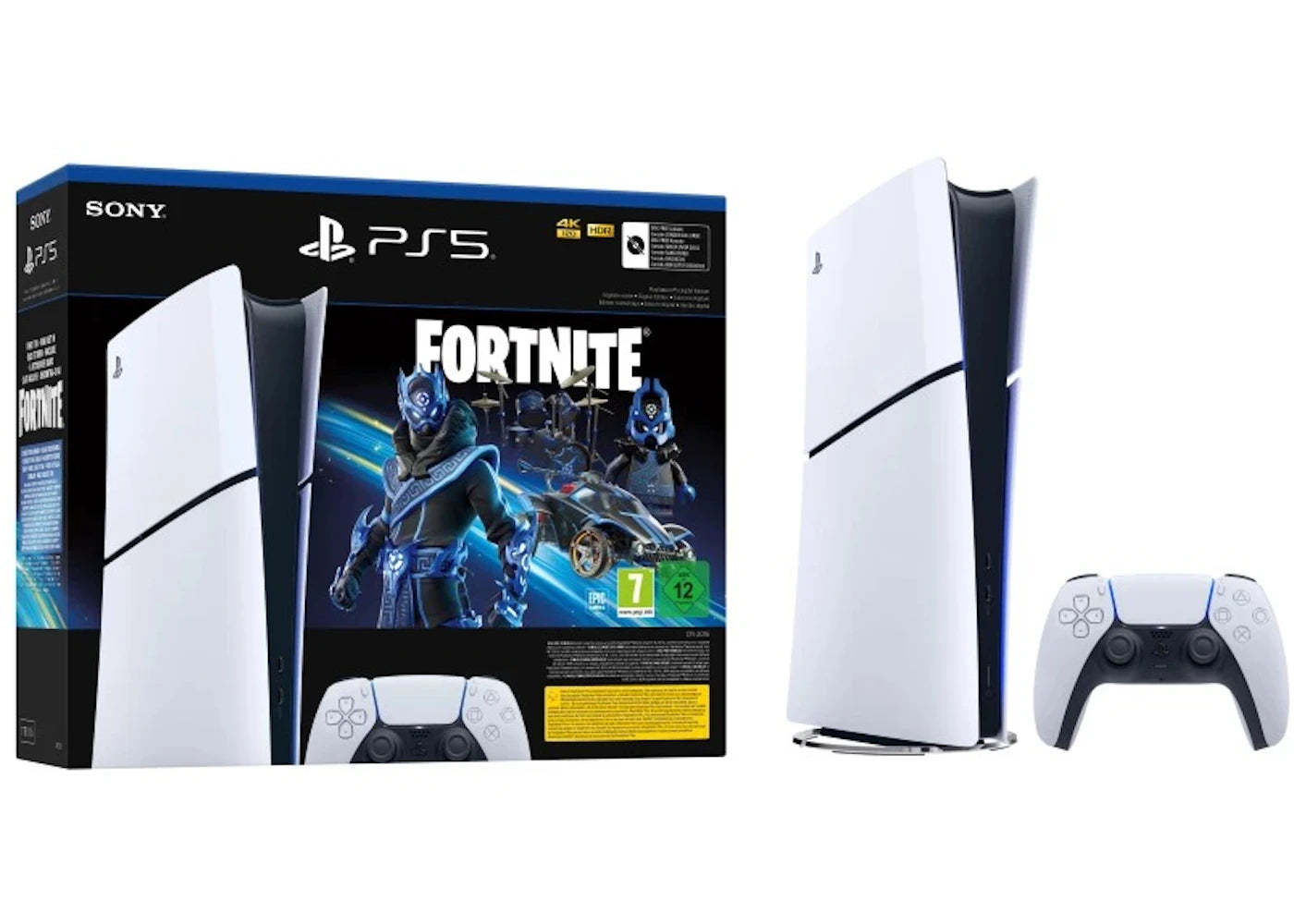 Sony PlayStation 5 PS5 Slim Digital Fortnite Cobalt Star Console (EU Plug)