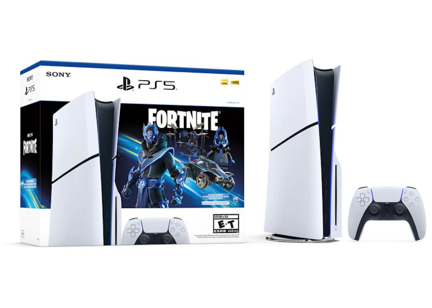 Sony PlayStation 5 PS5 Slim Ultra HD Blu-ray Fortnite Cobalt Star Console (EU Plug)