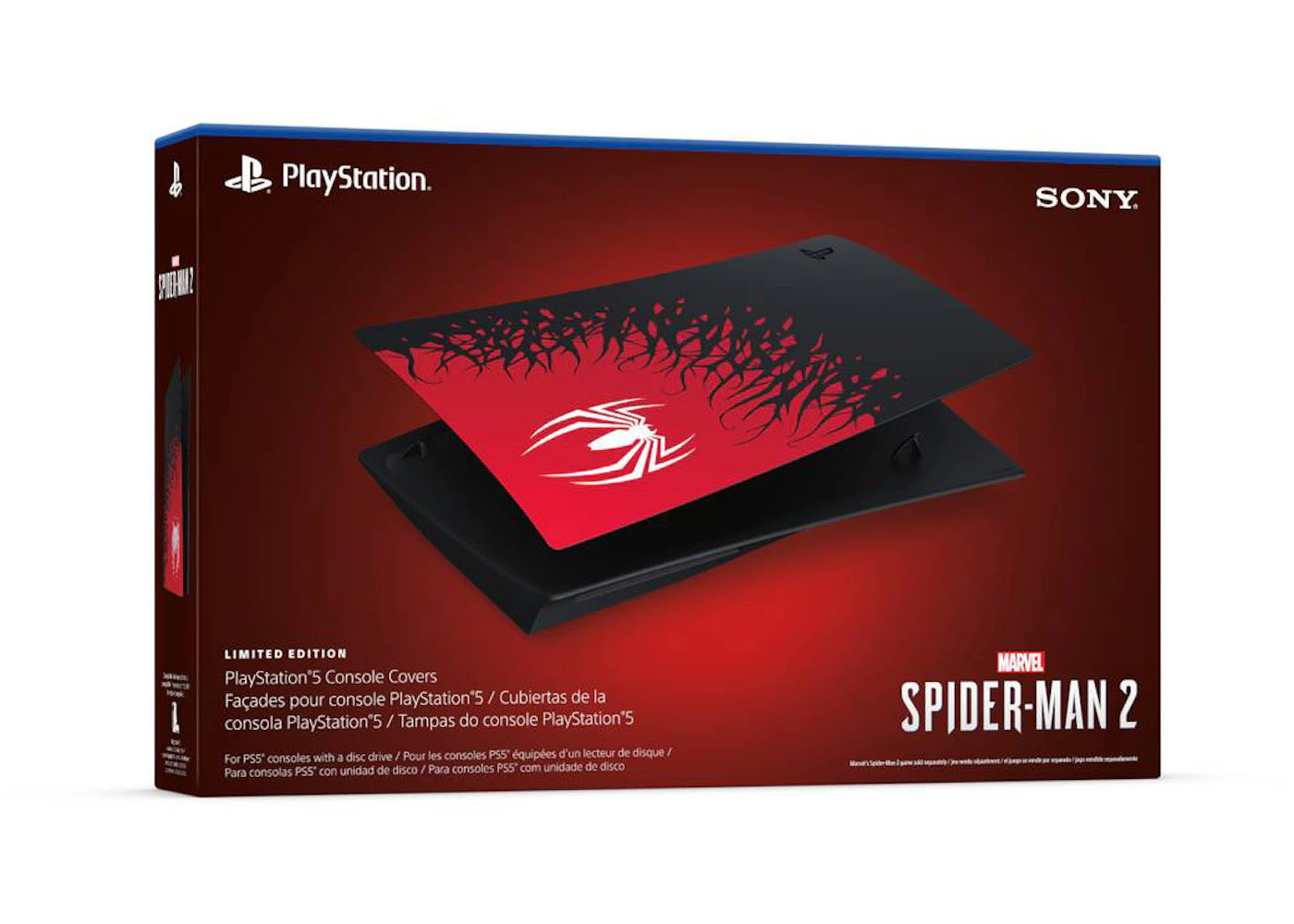 Sony PlayStation PS5 Disc Edition Marvel Spider-Man 2 Cover