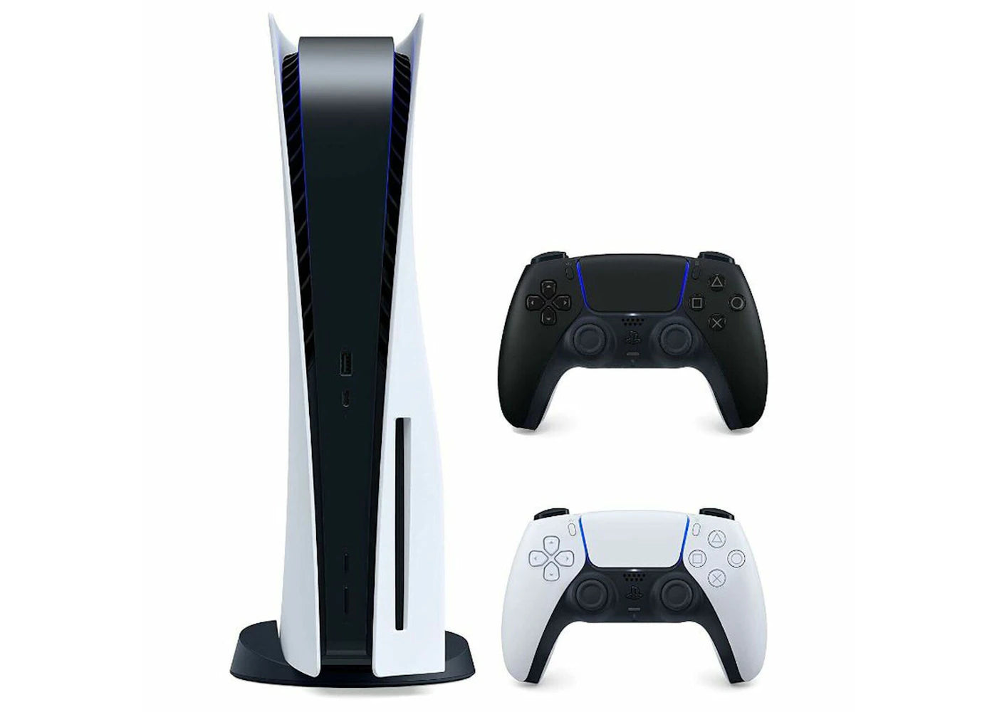 Sony Sony Playstation 5 PS5 Disc Console with Extra DualSense Wireless Controller Bundle (US Plug) 3005718-3006392/3006634 Midnight Black