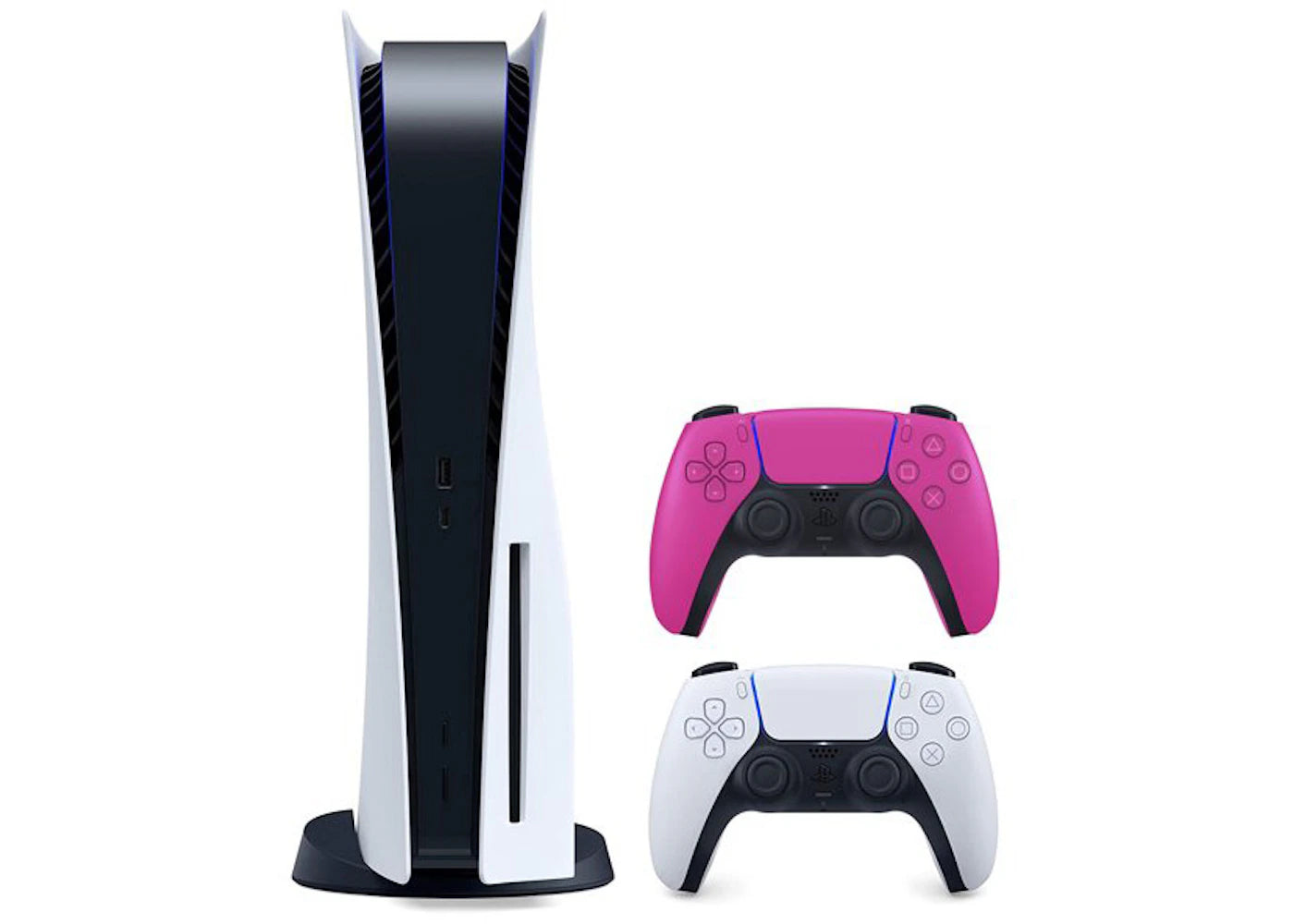 Sony Sony Playstation 5 PS5 Disc Console with Extra DualSense Wireless Controller Bundle (US Plug) 3005718-3006395/3006634 Nova Pink