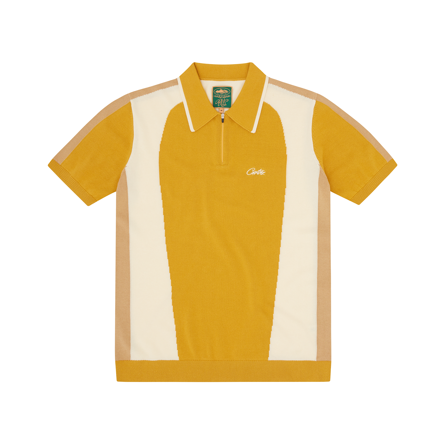 Corteiz Soprano Knit Polo Mustard