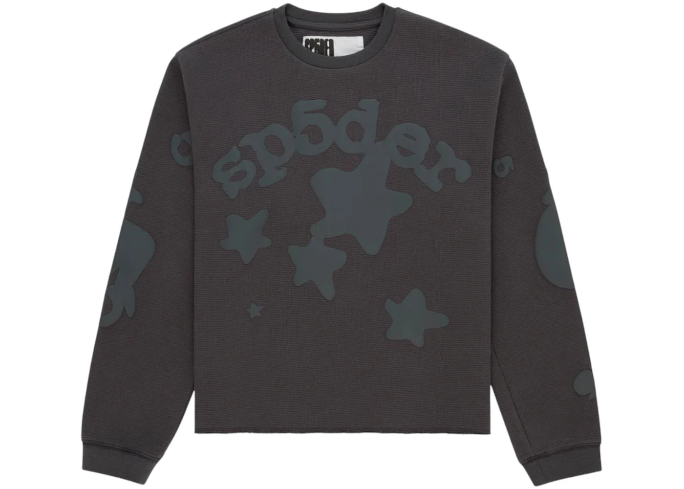 Sp5der Beluga Thermal Sweatshirt Slate Grey