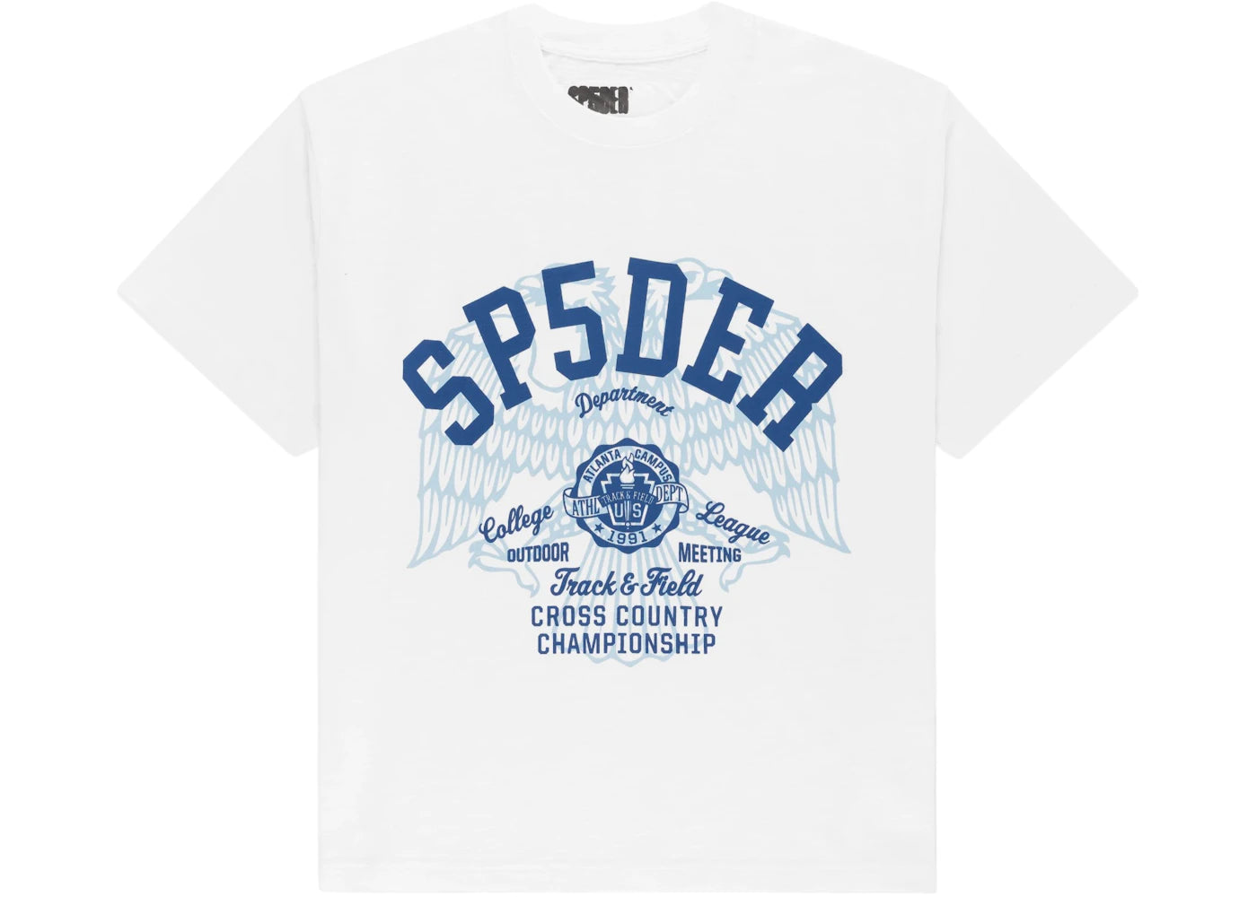 Sp5der Cross Country Slub Tee White
