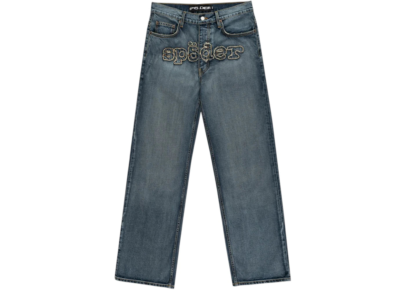 Sp5der Denim Work Pant Light Blue Wash