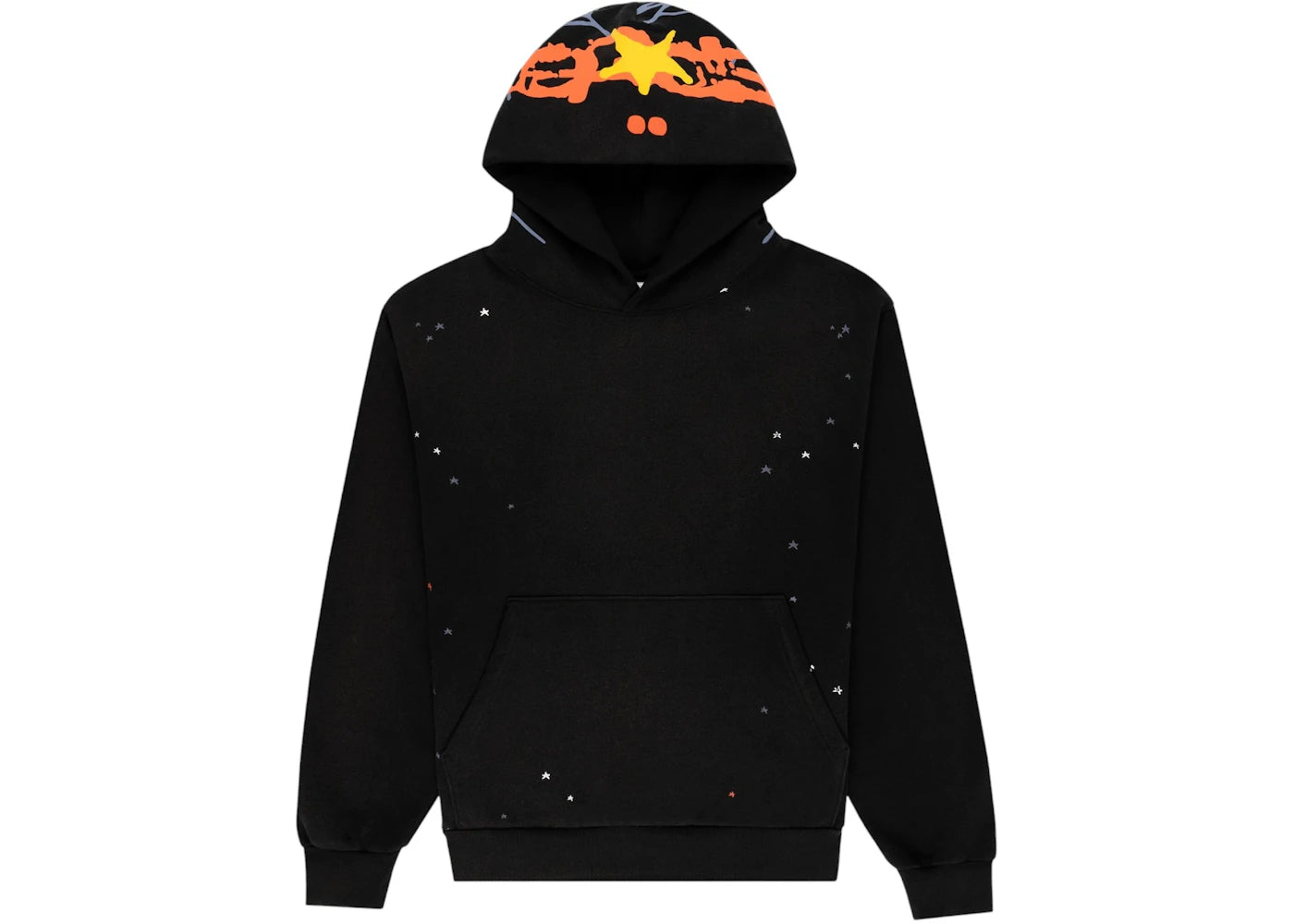 Sp5der Heavy Web Hoodie Black