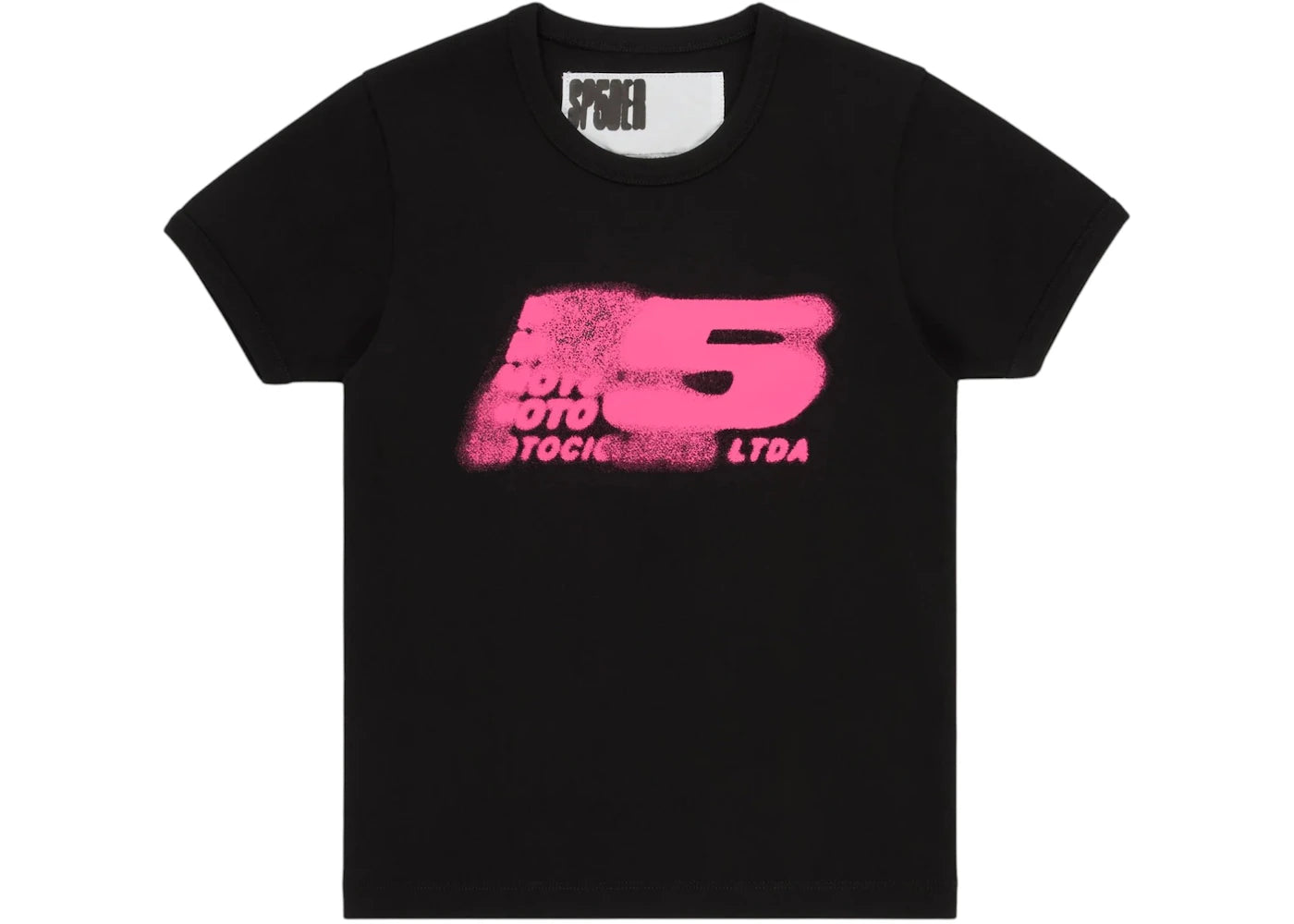 Sp5der Moto 5 Baby Tee Black