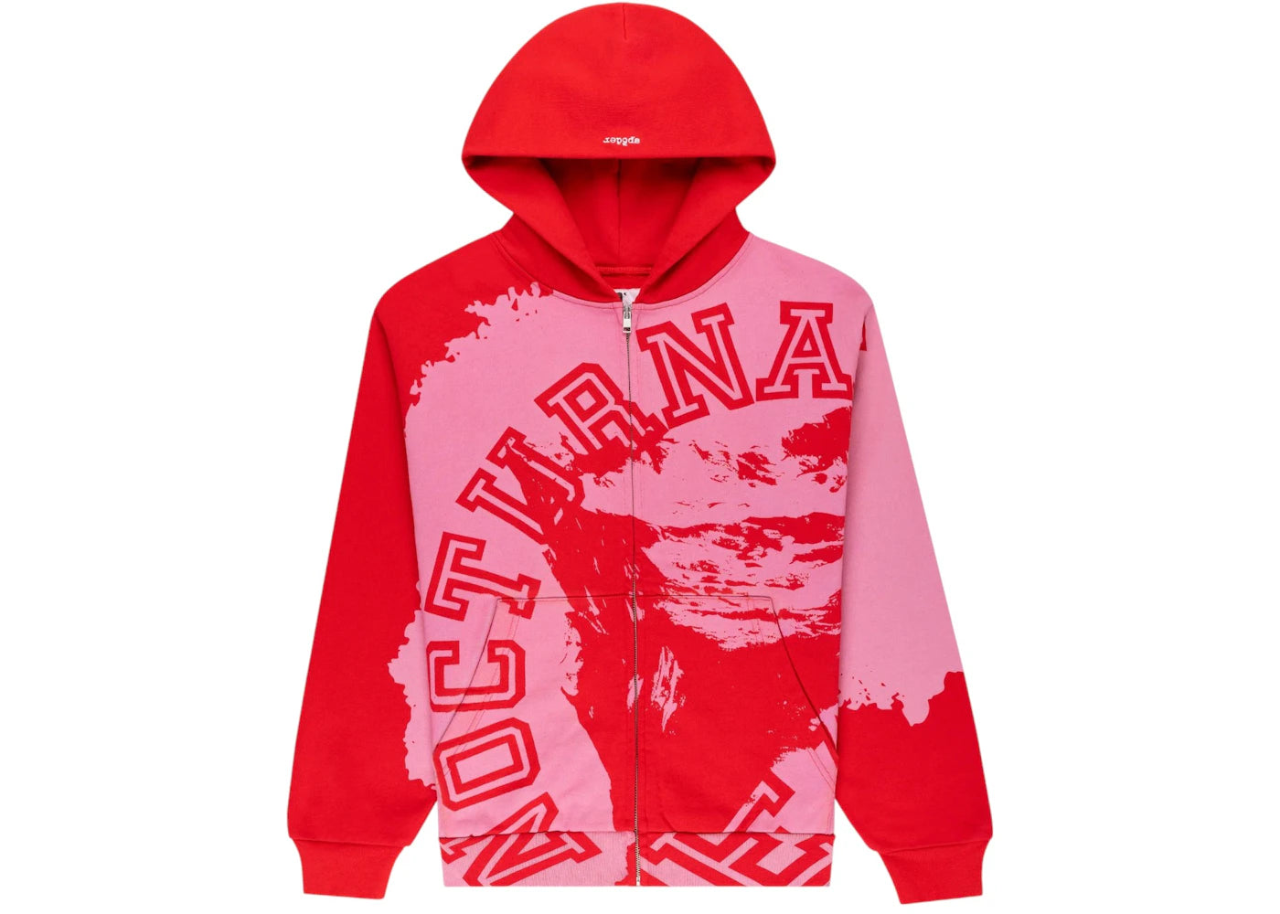 Sp5der Nocturnal Zip Hoodie Red