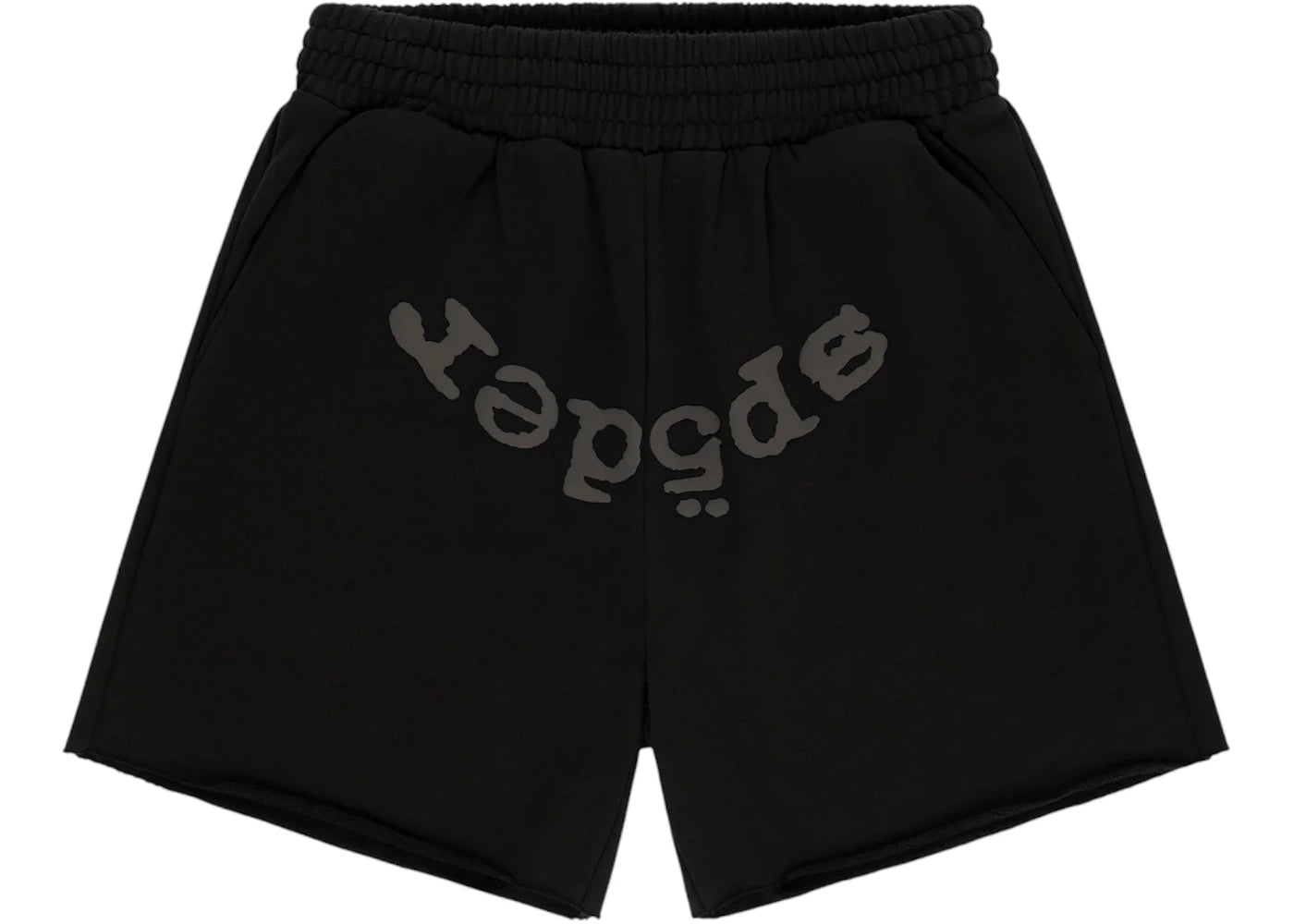 Sp5der OG Web V2 Phantom Sweatshort Black