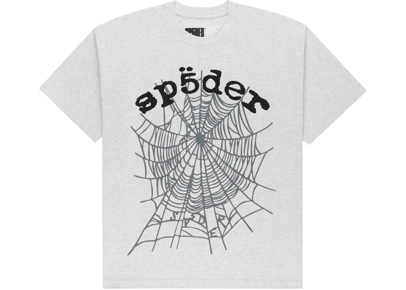 Sp5der OG Web V2 Tee Heather Grey