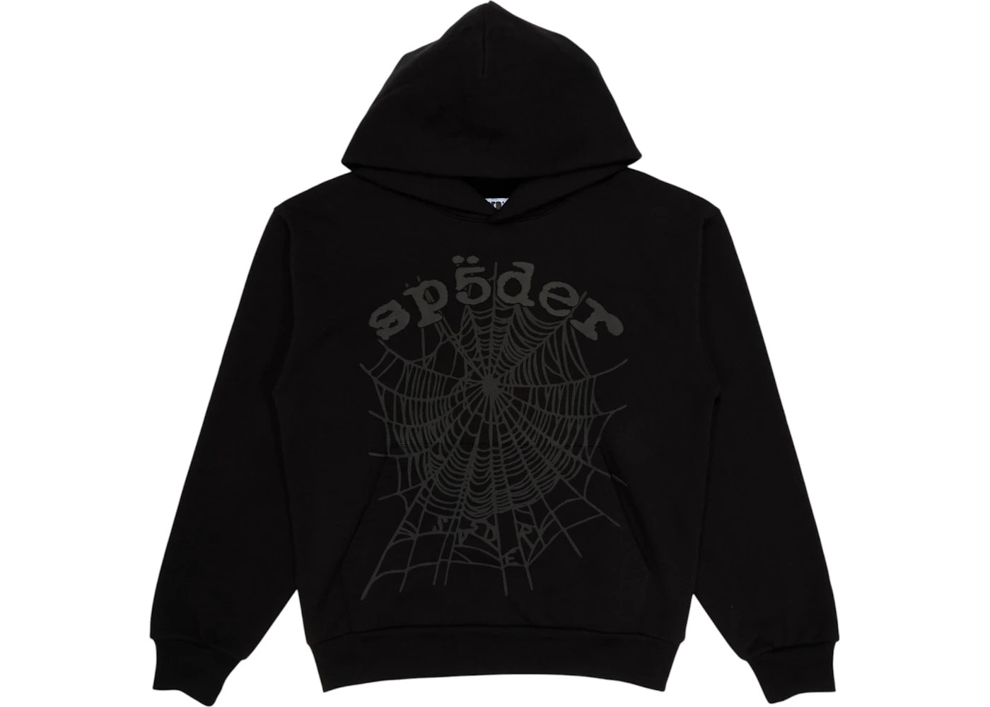 Sp5der Phantom Web Hoodie Black