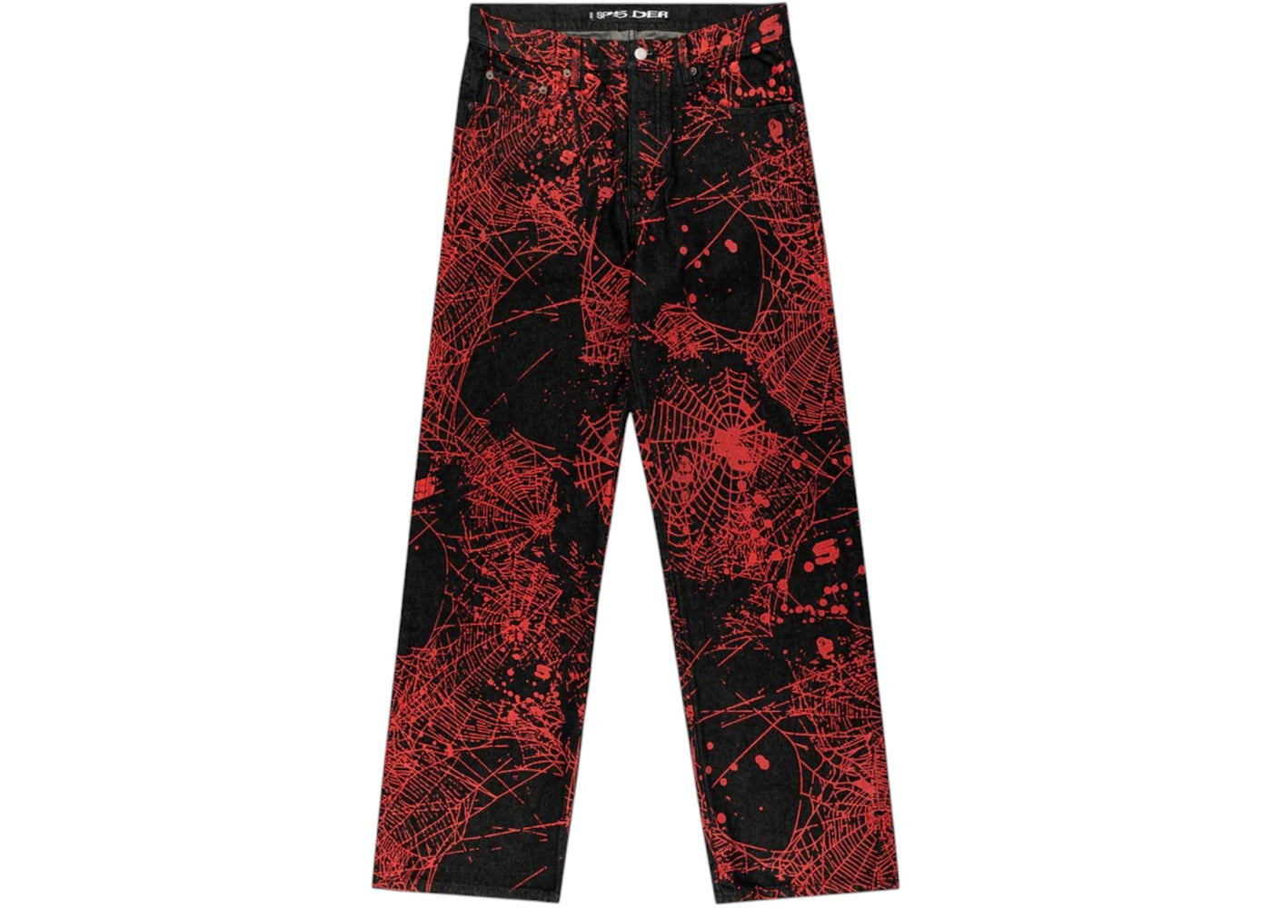 Sp5der V2 Web Denim Black