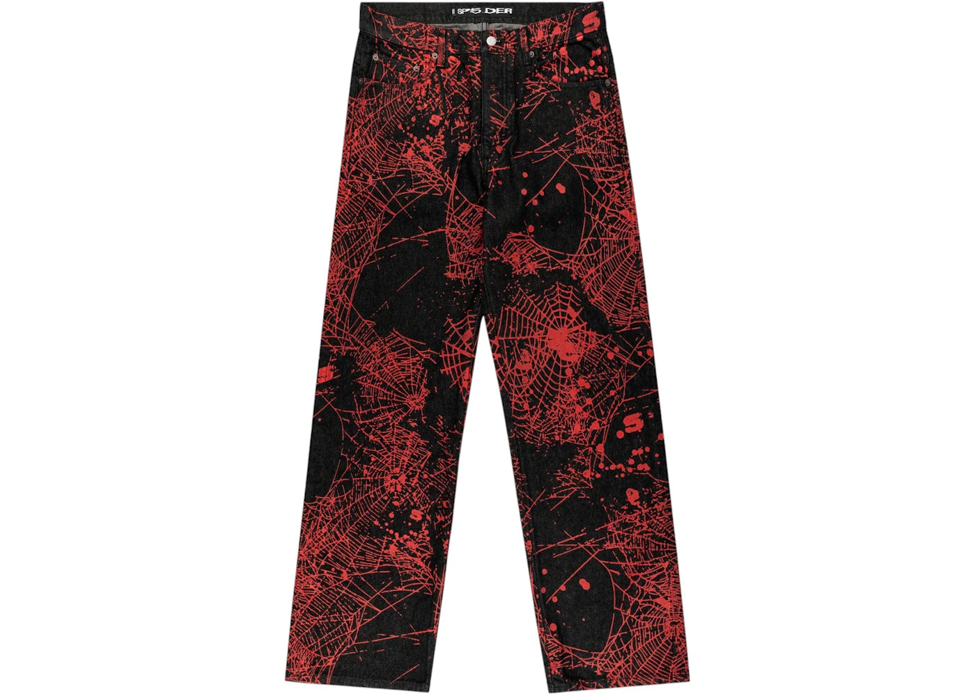 Sp5der V2 Web Denim Pant Black