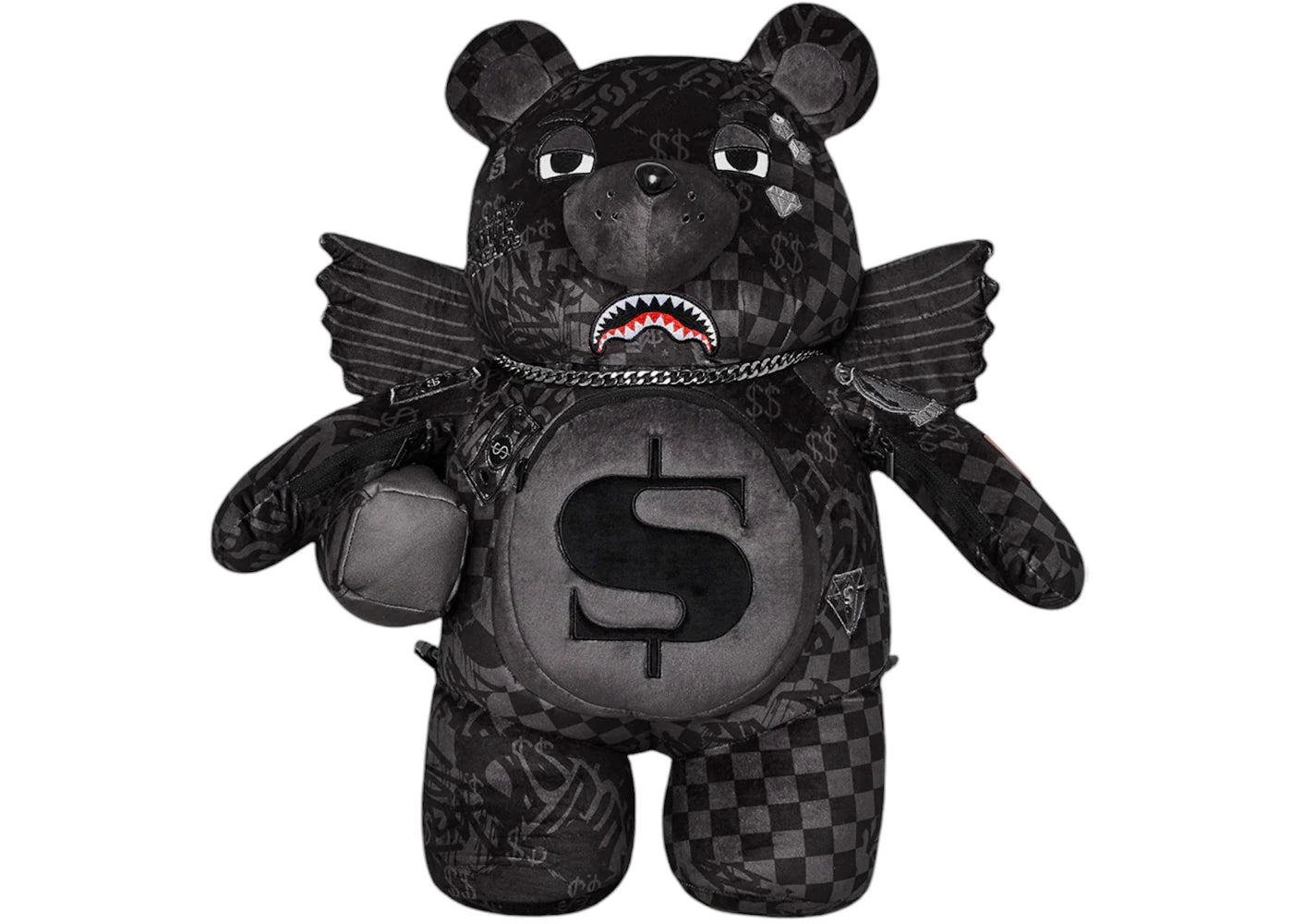 Sprayground 4AM Money Wing Bear Backpack Multicolor