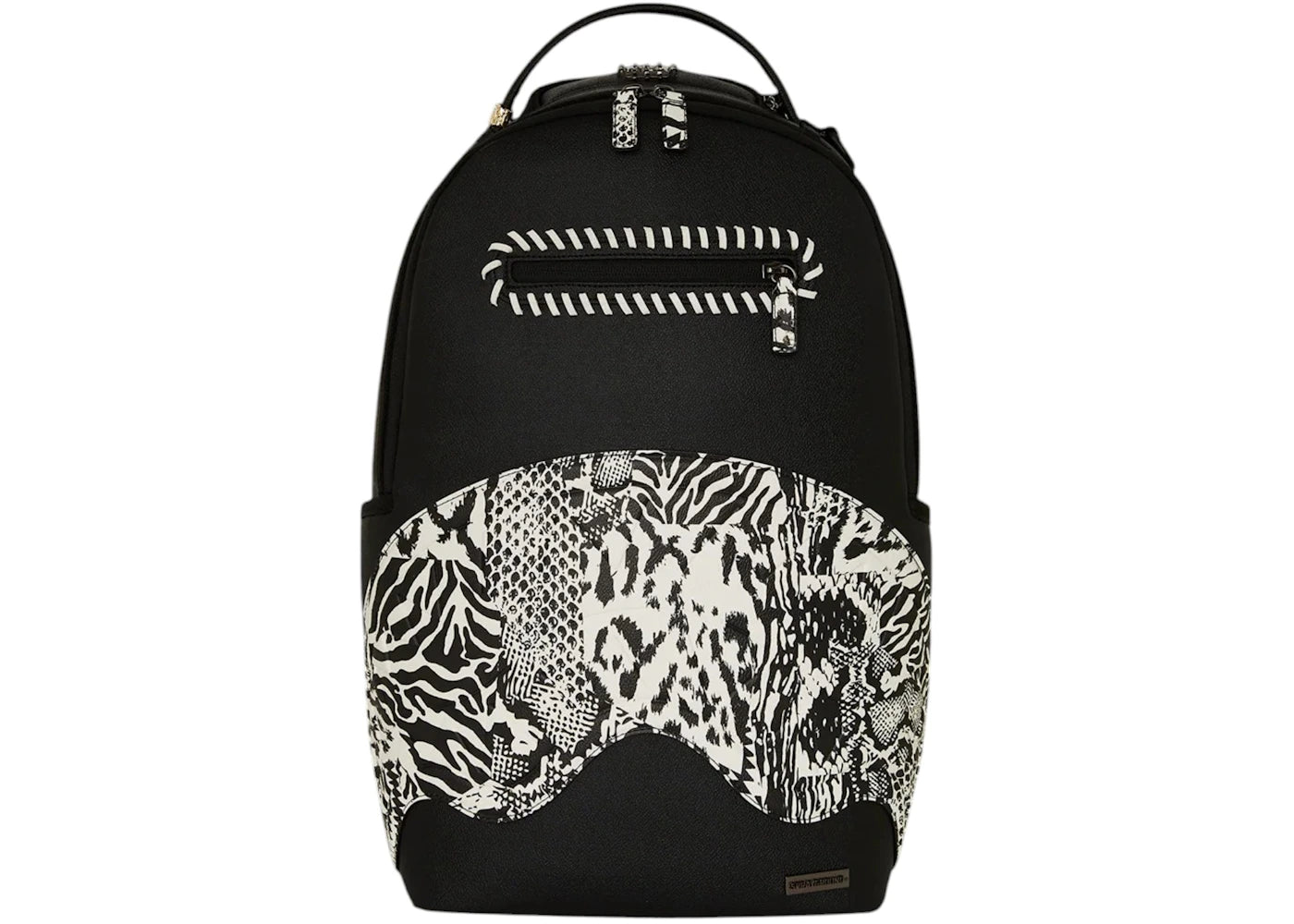 Sprayground A.I. African Intelligence Wild Nile X Sandflower Backpack Black/White