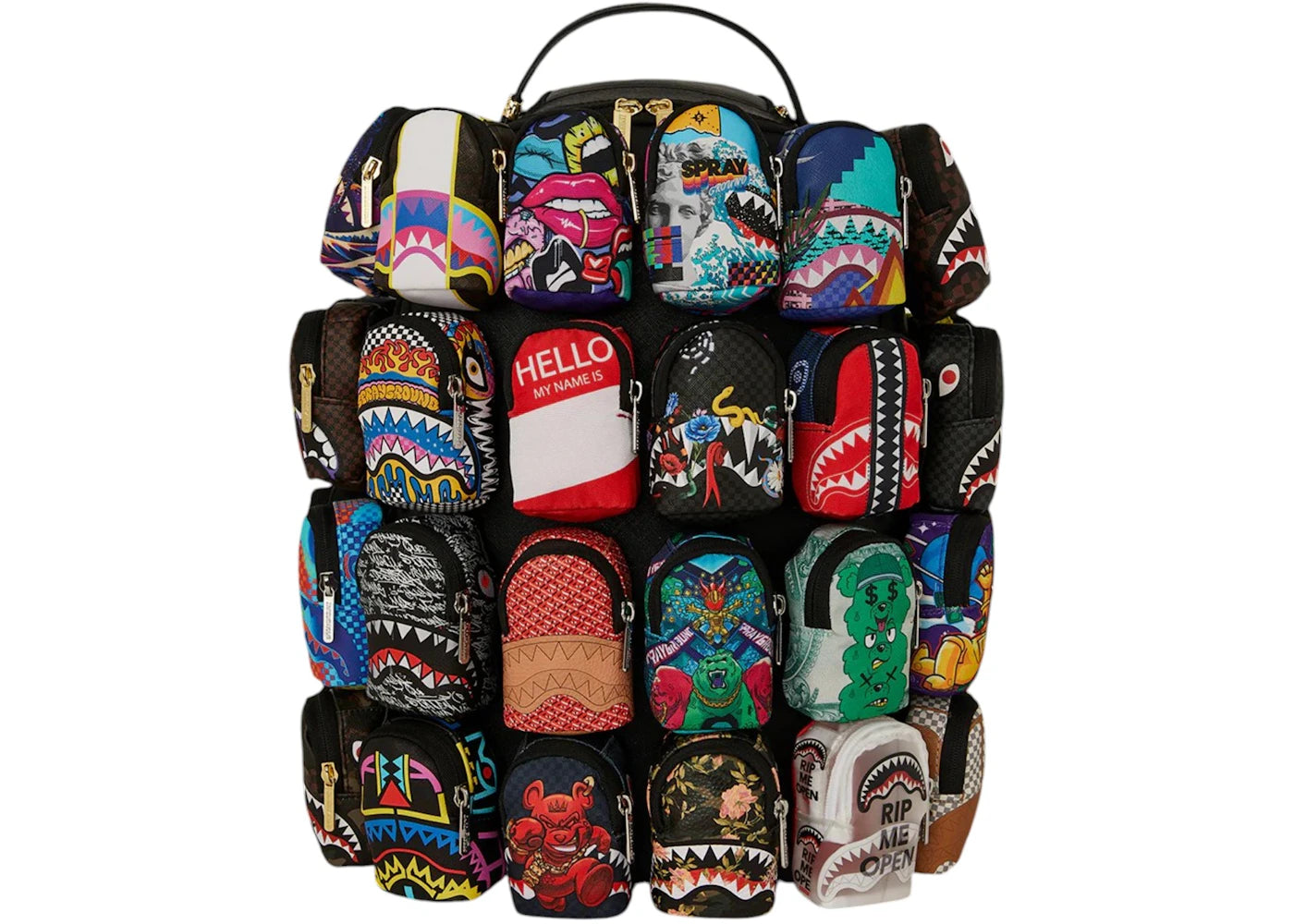 Sprayground All The Bags In The World 15 Year Anniversary Backpack Multicolor