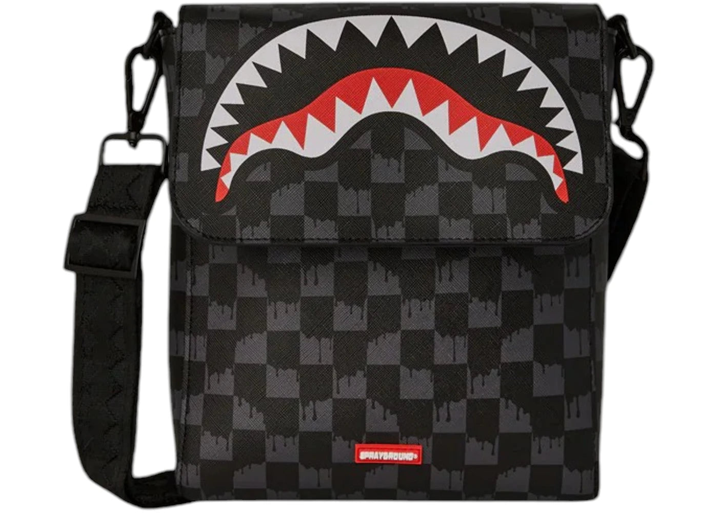 Sprayground Atomic Vapor Shark Messenger Sling Multicolor