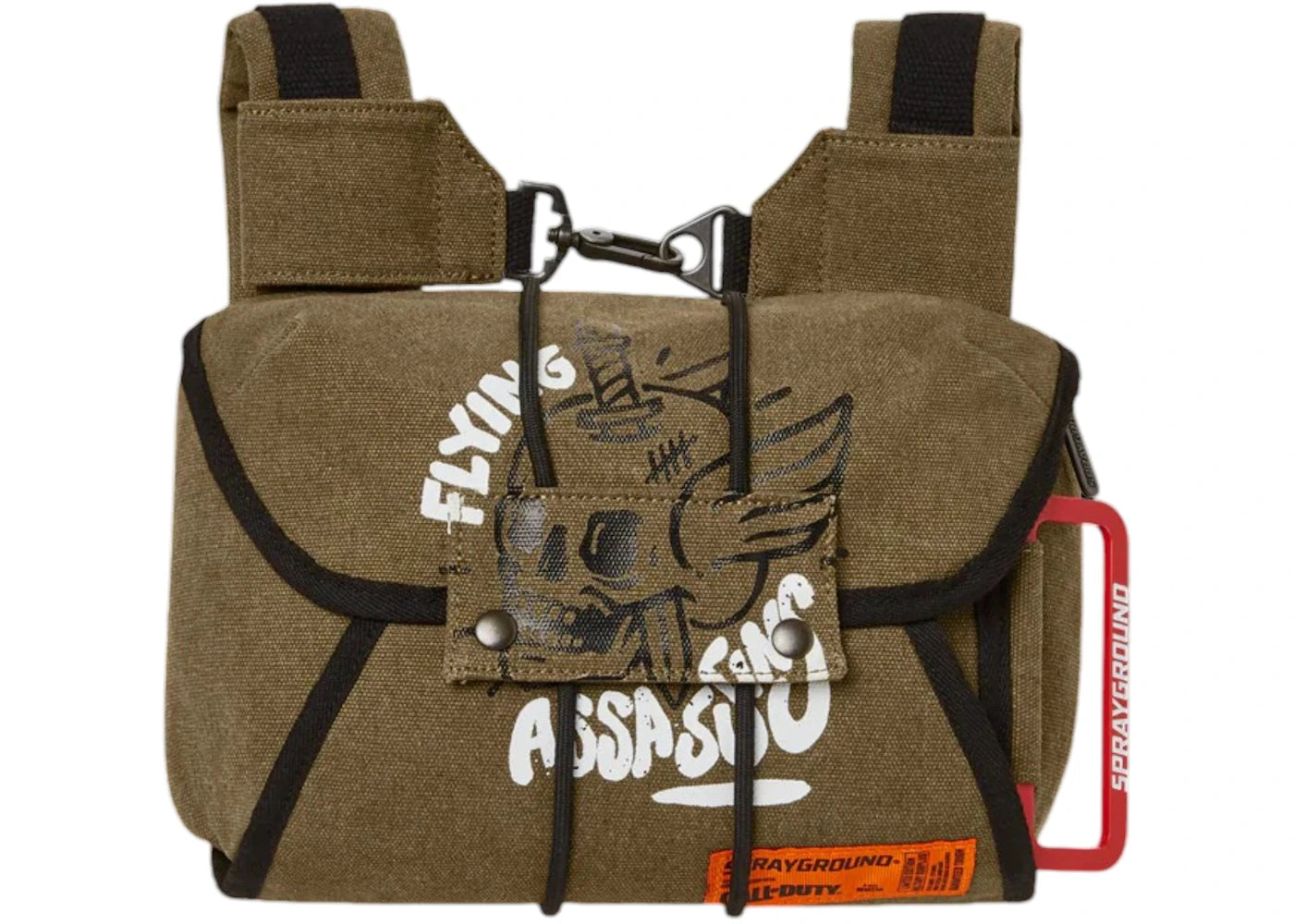 Sprayground Call Of Duty Flying Assassins Parachute Chestpack Multicolor