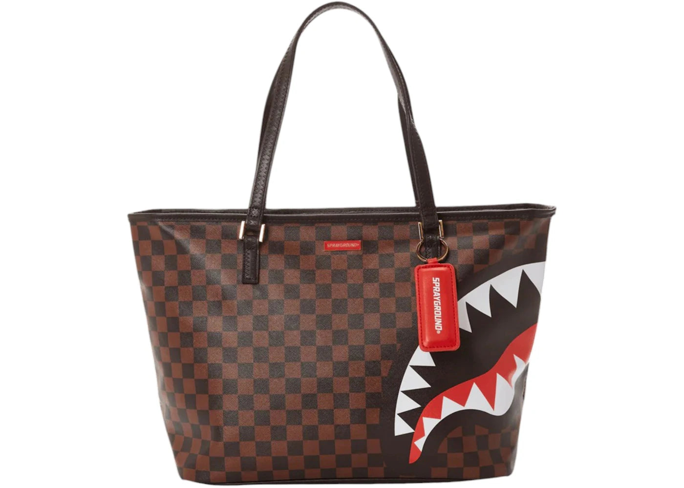 Sprayground Checks In Camoflauge Tote Multicolor