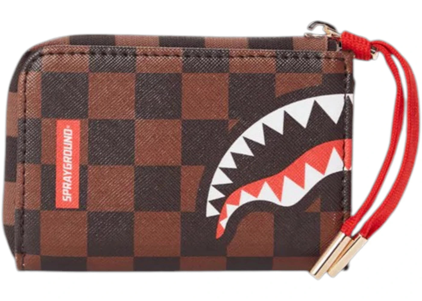 Sprayground Checks In Camoflauge Wallet Multicolor