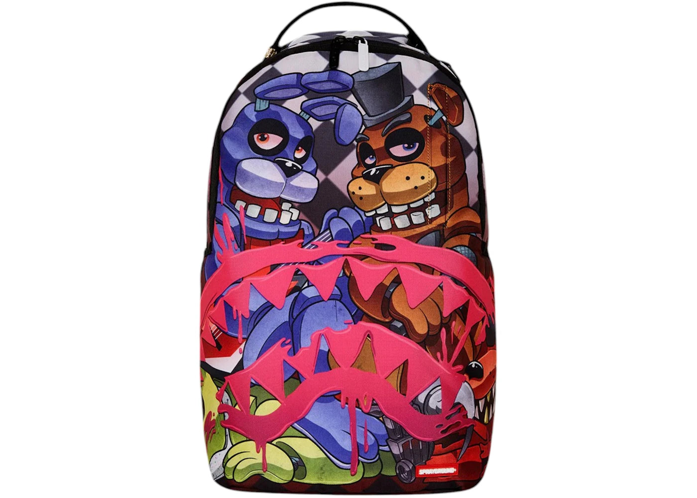 Sprayground Five Nights At Freddys Crammed Carnage DLXR Backpack Multicolor