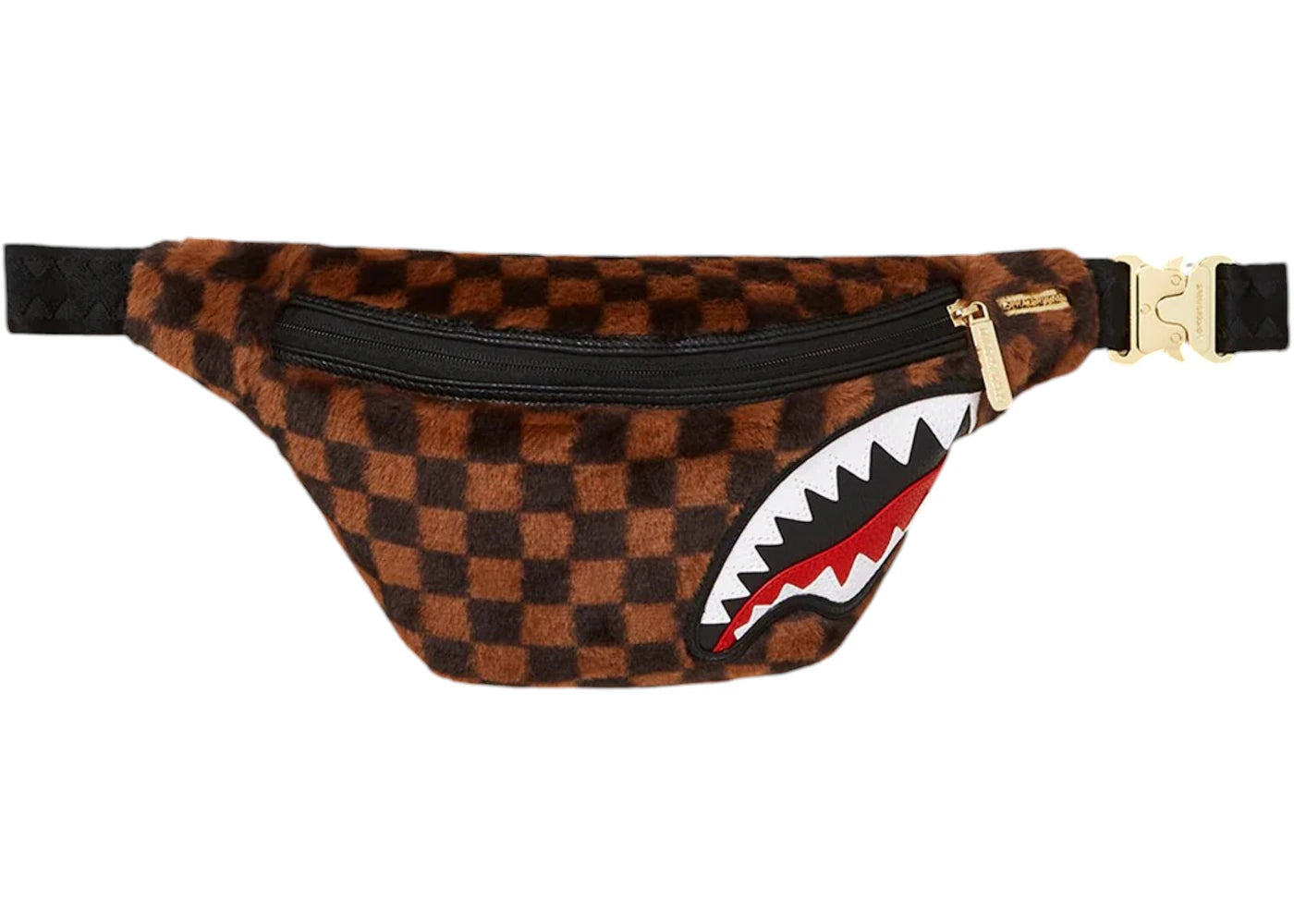 Sprayground Furrr Sharks In Paris Savvy Crossbody Multicolor