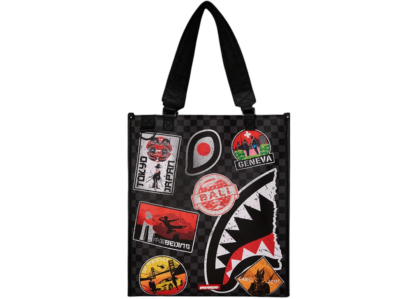 Sprayground Global Mogul Unlimited Miles Loft Tote Multicolor