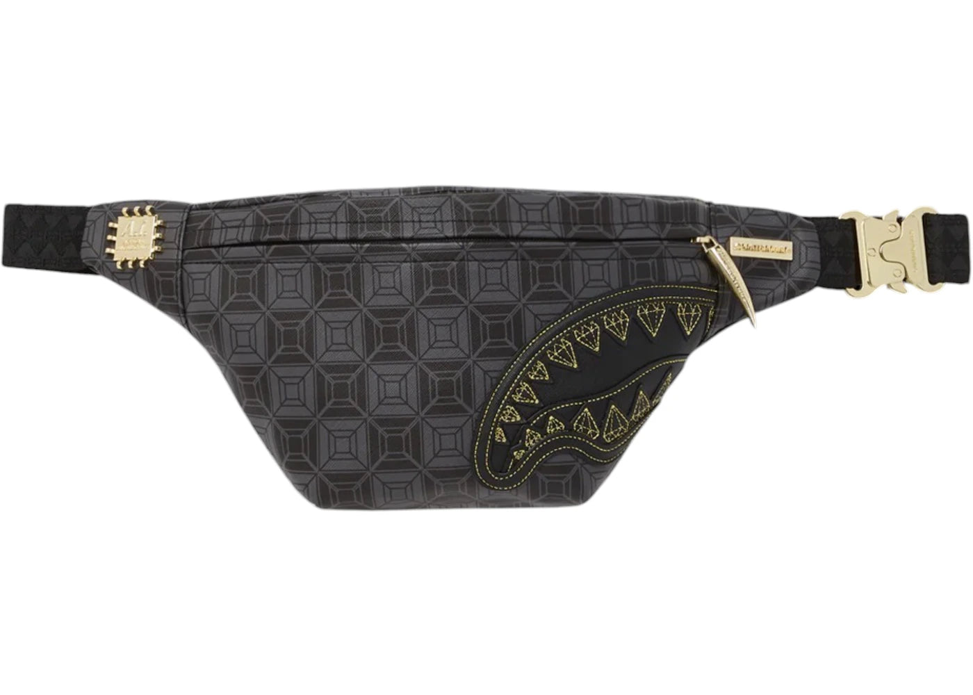 Sprayground Obsidian Stunner A.I.6 Sandflower Collab Savvy Crossbody Multicolor