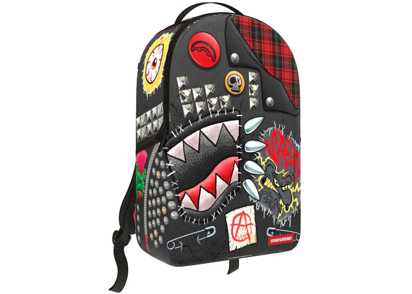 Sprayground Punk Shark DLXSR Backpack Multicolor