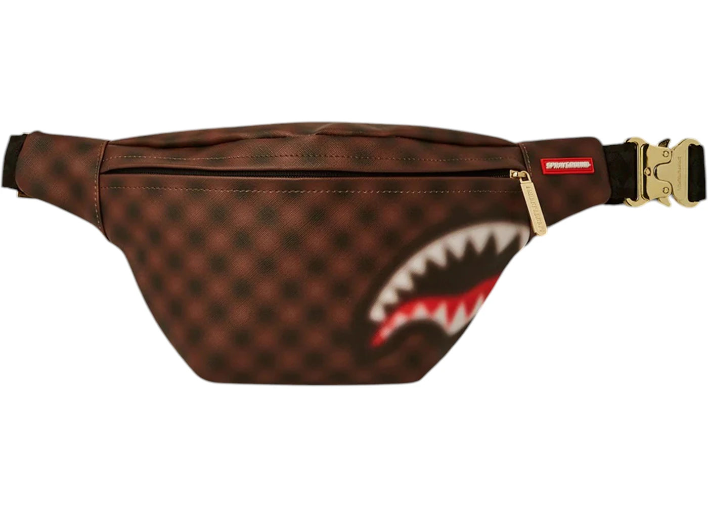Sprayground Sharks In Paris Blur Effect Savvy Crossbody Multicolor