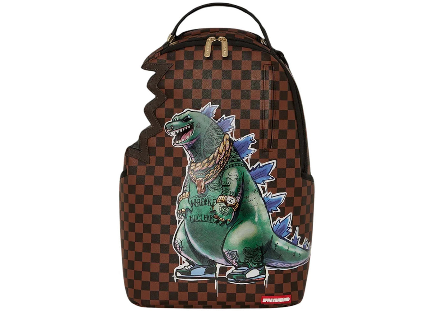 Sprayground Sprayzilla Side Bite (DLXV) Backpack Brown