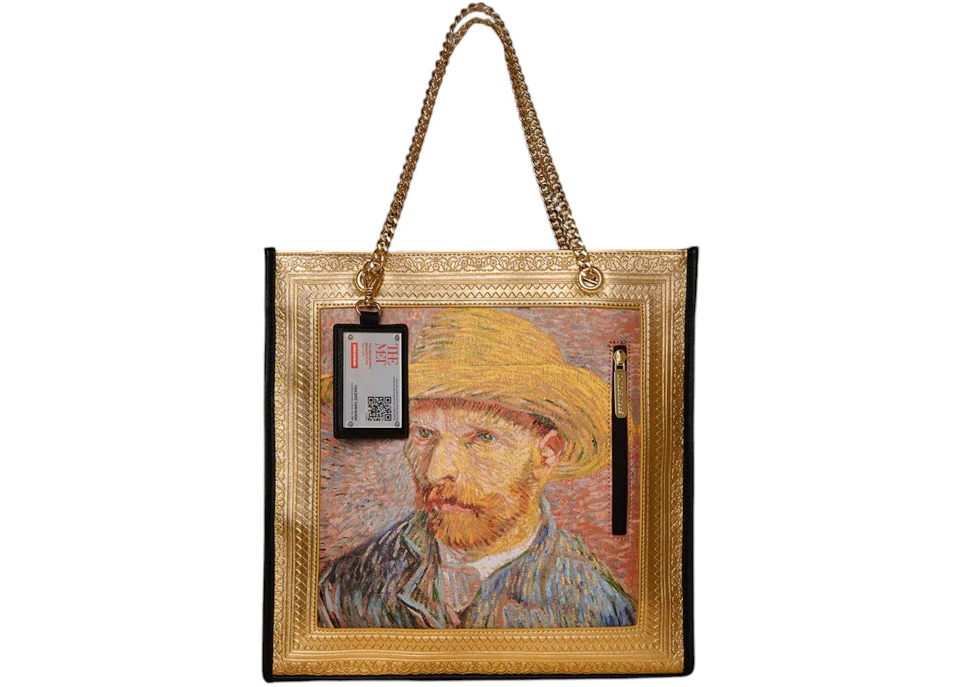 Sprayground The Met Van Gogh Framed Self-Portrait Tote Multicolor