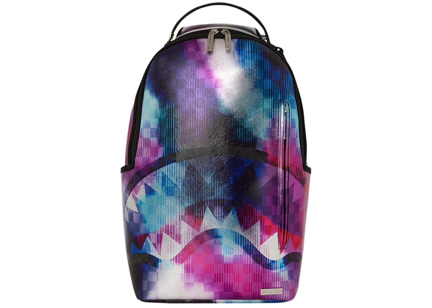 Sprayground Tye Check Sharkclub Electronica Backpack Multicolor