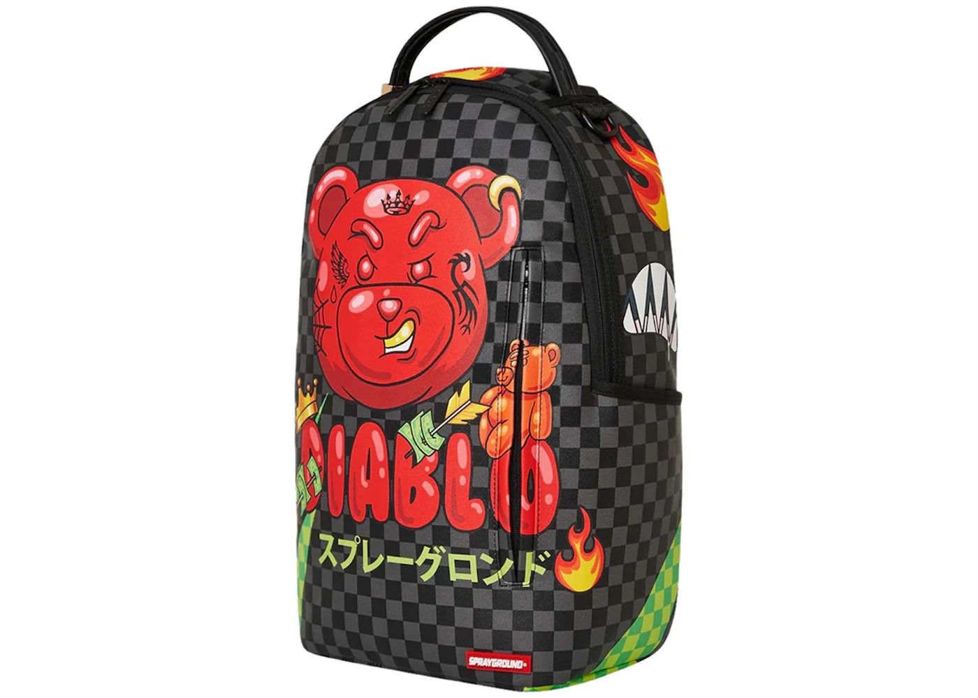 Sprayground WTF Diablo Backpack Black/Red