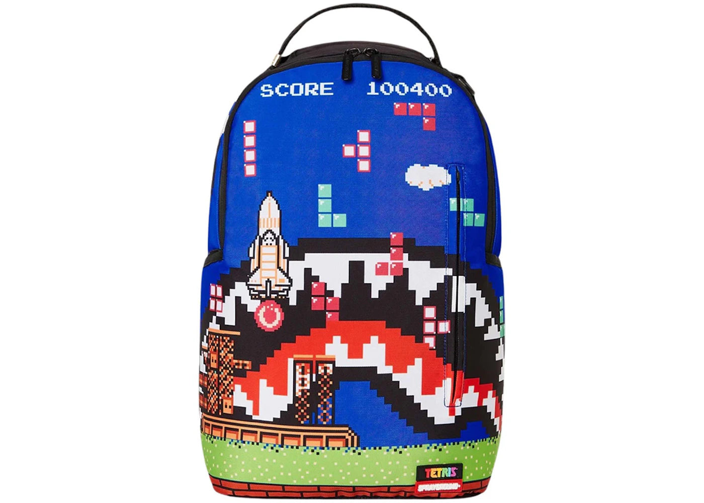 Sprayground x Tetris Mind Games (DLXSR) Backpack Blue