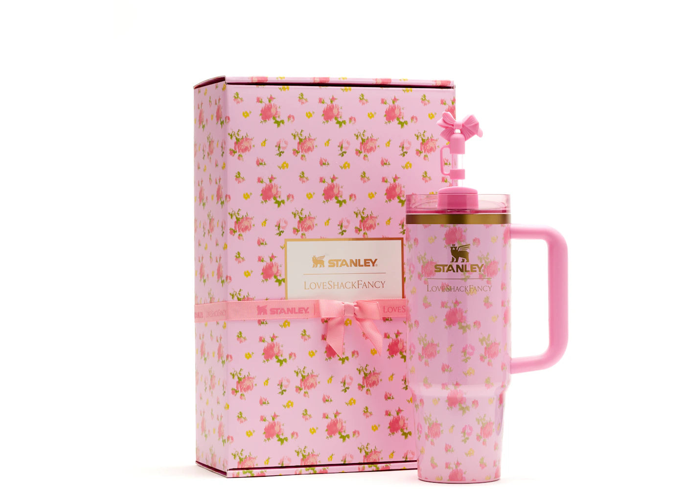 Stanley 1913 x LoveShackFancy Flowstate Quencher 30oz Tumbler Ibiza Sunset