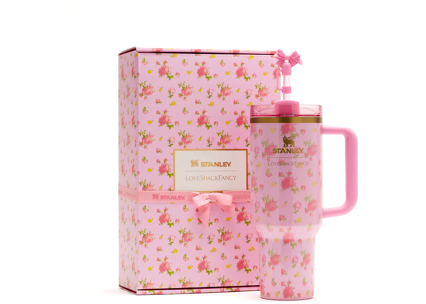 Stanley 1913 x LoveShackFancy Flowstate Quencher 40oz Tumbler Ibiza Sunset