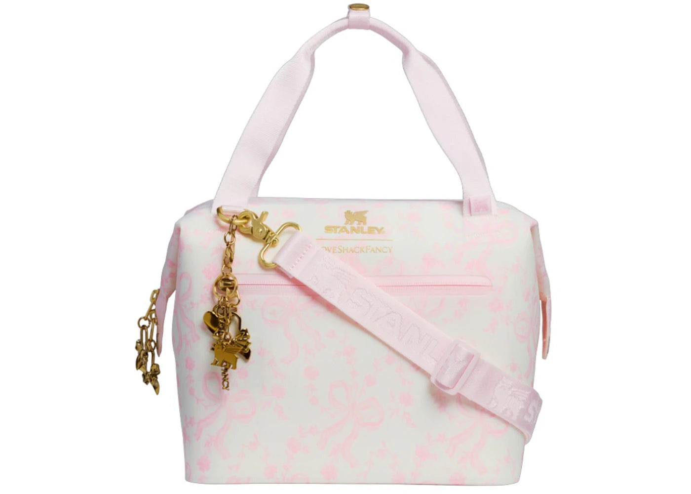 Stanley 1913 x LoveShackFancy Holiday All Day Julienne Mini Cooler Coquette Bow Chantilly