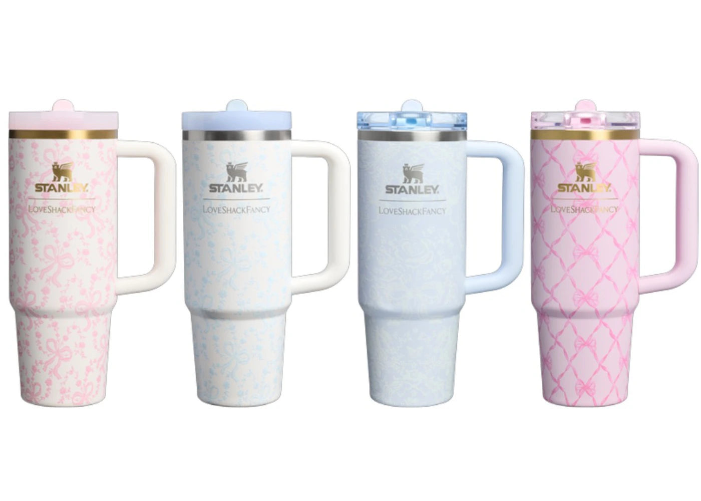 Stanley 1913 x LoveShackFancy Holiday The Quencher ProTour 30oz Set 4-pack Multi