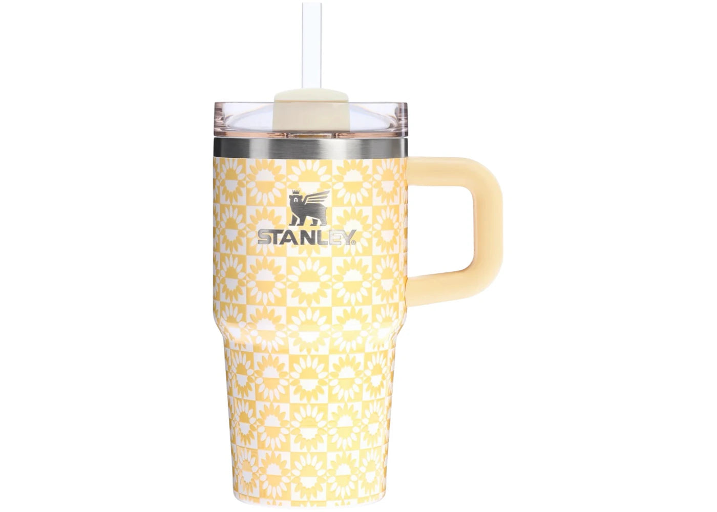 Stanley Flowstate Quencher 20oz Tumbler Butter Sunflower