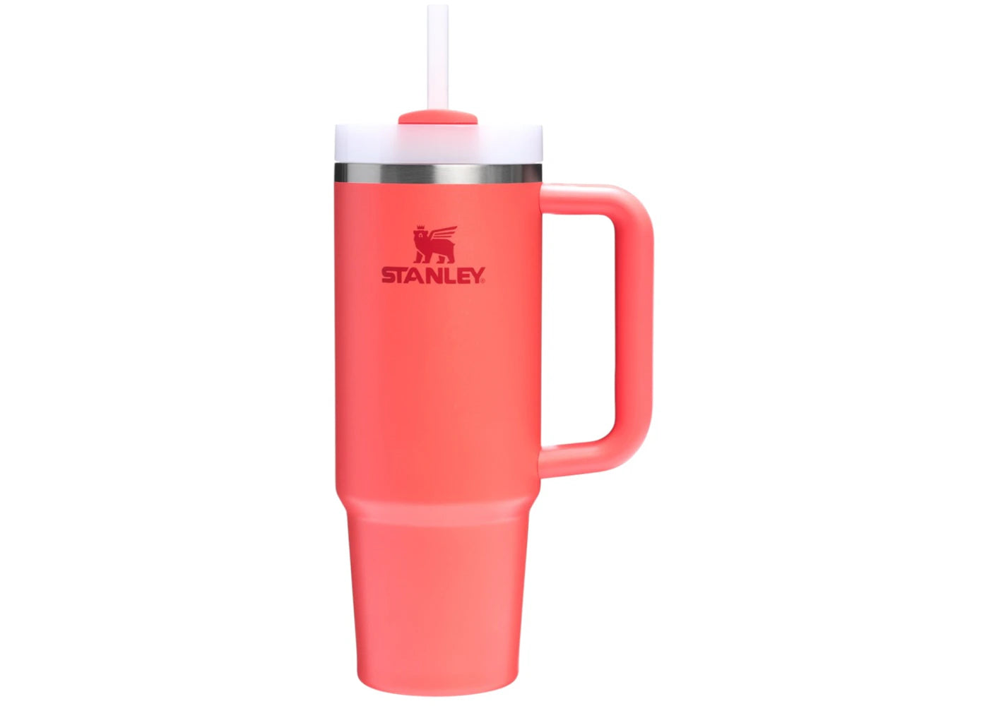 Stanley Flowstate Quencher 30oz Tumbler Hot Coral