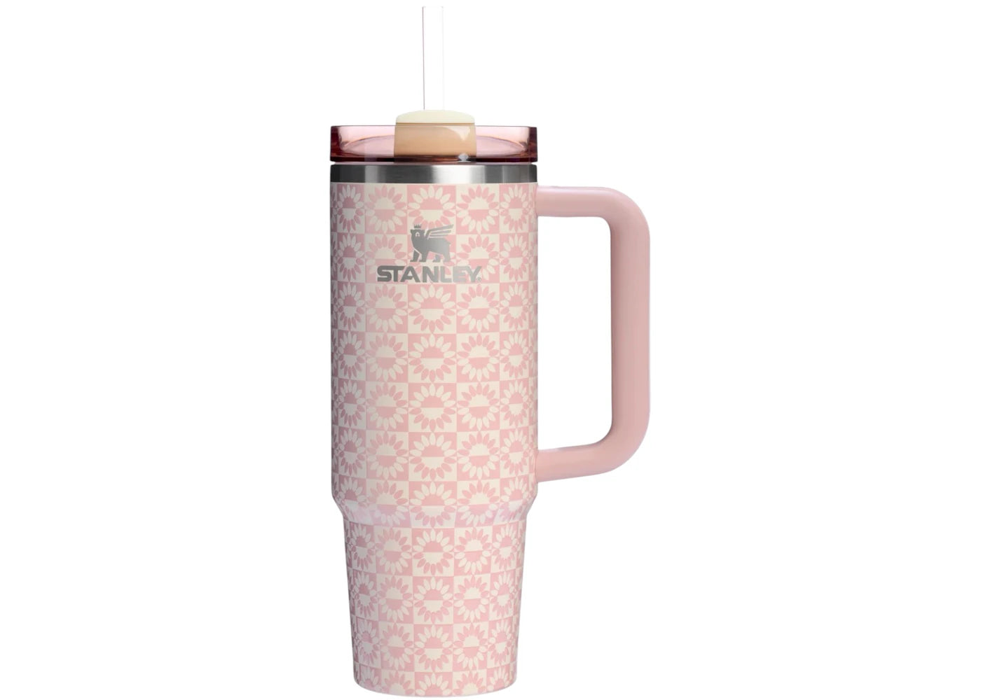 Stanley Flowstate Quencher 30oz Tumbler Peach Whip Sunflower