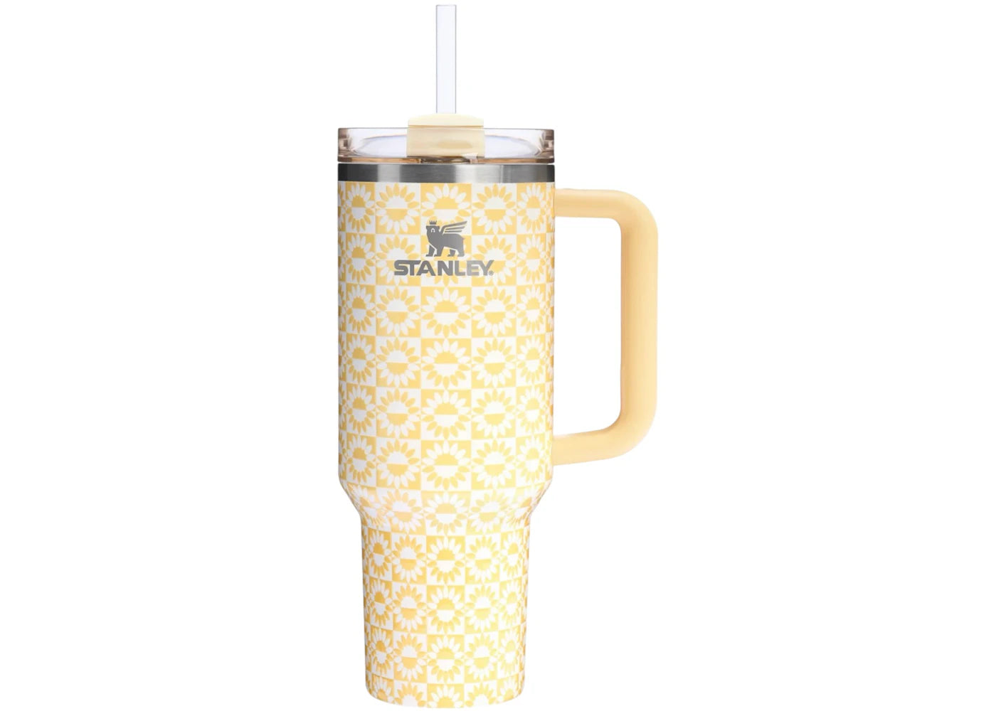 Stanley Flowstate Quencher 40oz Tumbler Butter Sunflower